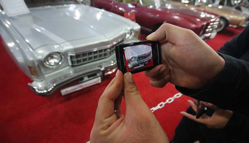 نمایشگاه خودروی کلاسیک در همدان گشایش یافت