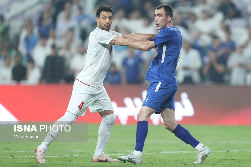عکس/ تورنمنت العین امارات؛ دیدار تیم های ملی فوتبال ایران و ازبکستان