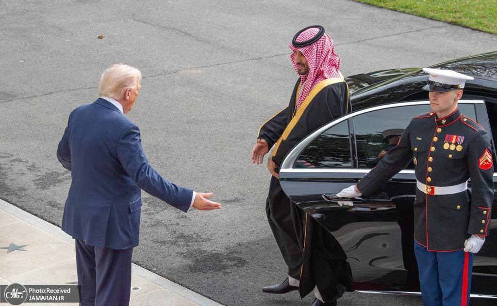 دیدار ترامپ و محمد بن سلمان در کاخ سفید