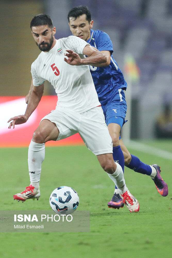 عکس/ تورنمنت العین امارات؛ دیدار تیم های ملی فوتبال ایران و ازبکستان