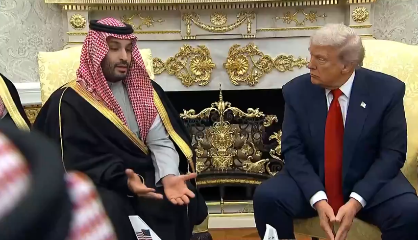 مظلوم‌نمایی بن سلمان در کاخ سفید درباره قتل خاشقجی (زیرنویس فارسی)