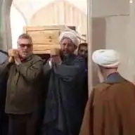 اولین ویدئو از تشییع فرزند صدیقی