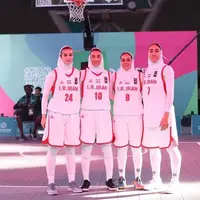 دست تیم بسکتبال سه نفره بانوان به مدال نرسید