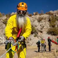 مانور جمعیت هلال احمر در کرمانشاه