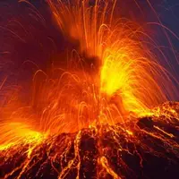 صحنهای آخرالزمانی از فوران آتشفشان در اندونزی