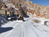 بازگشایی گردنه تهته در استان کرمانشاه