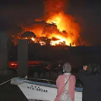 آتشسوزی گسترده در جنوب غربی ژاپن موجب تخلیه منطقه شد