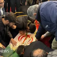 دانشگاه آزاد اسلامی قزوین میزبان پیکر مطهر شهید گمنام شد