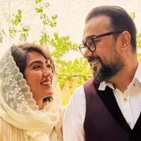 عاشقانه سپند امیرسلیمانی و همسرش روی صحنه تئاتر