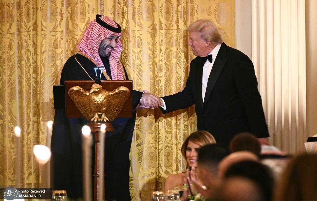 دیدار ترامپ و محمد بن سلمان در کاخ سفید