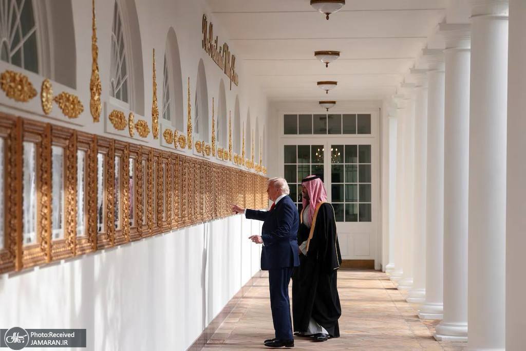 دیدار ترامپ و محمد بن سلمان در کاخ سفید
