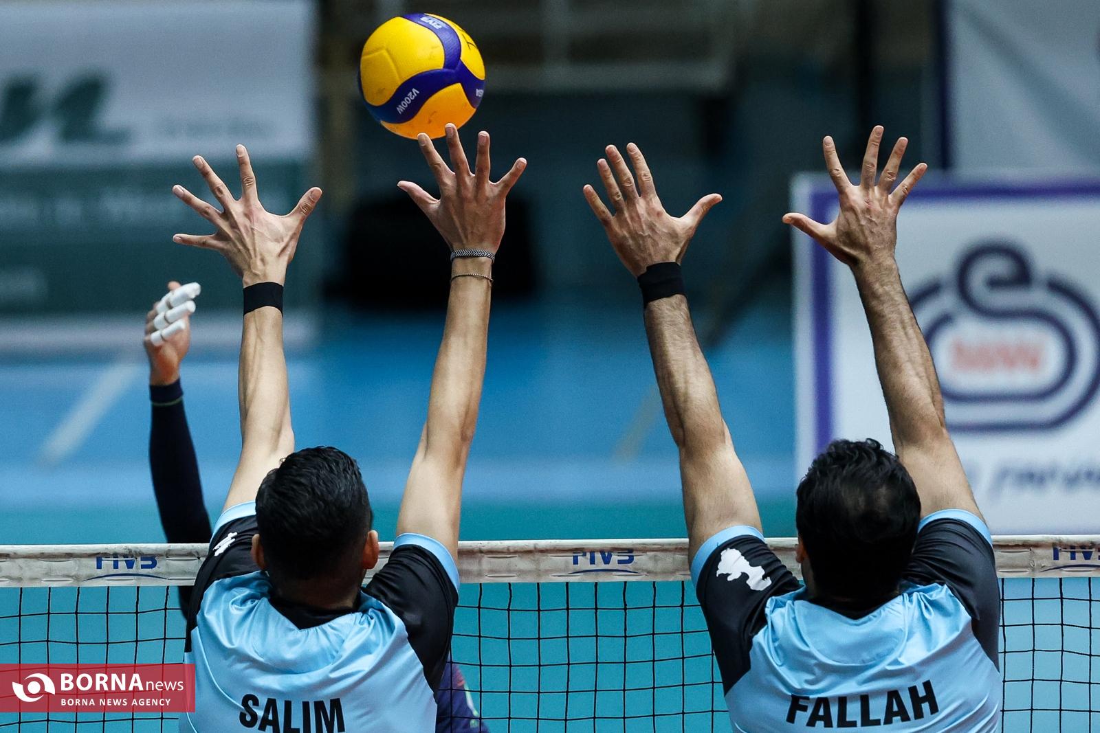 دیدار تیم های والیبال صنعتگران امید ، شهرداری ارومیه