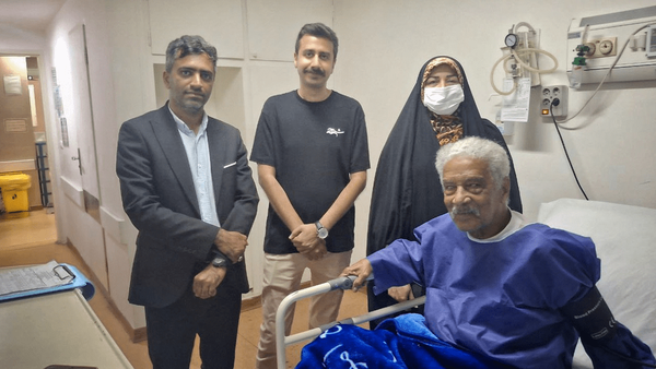 عیادت مدیرکل ارشاد هرمزگان از هنرمند پیشکسوت