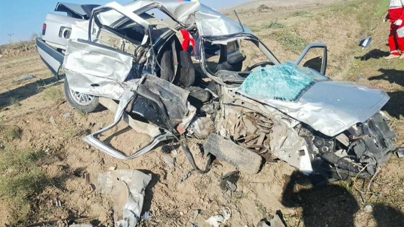 تصادف پژو و هیوندا در جاده بیله سوار - پارس آباد ۲ فوتی برجا گذاشت