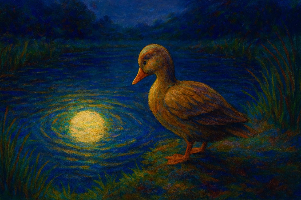 مواظب باش مرغابی نشی! 