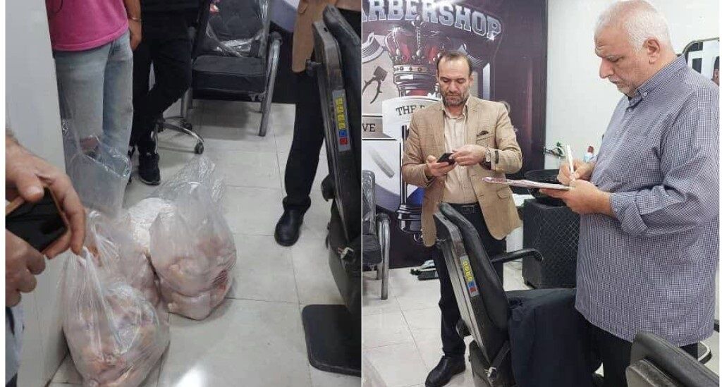 کشف ۱۰۰ کیلو مرغ و گوشت فاقد هویت در قزوین