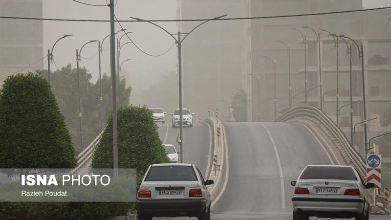 کاهش کیفیت هوا در یزد