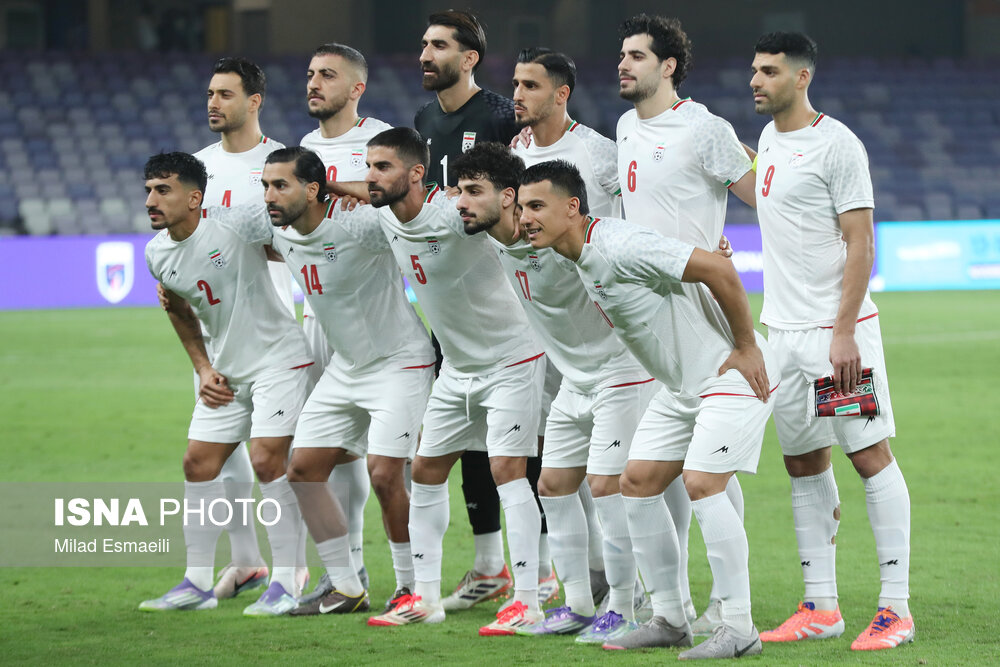 عکس/ تورنمنت العین امارات؛ دیدار تیم های ملی فوتبال ایران و ازبکستان