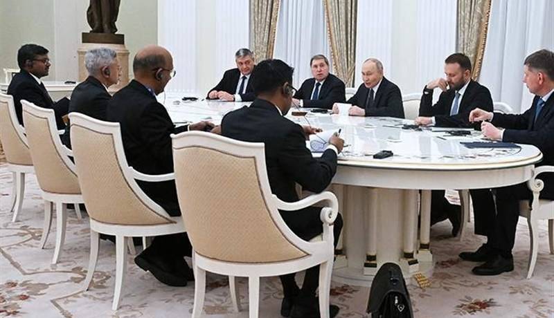 دیدار وزیر خارجه هند با پوتین در کرملین