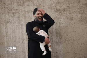 عکس/ وداع با دو شهید گمنام در حرم حضرت معصومه(س)