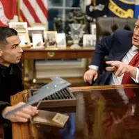 روپایی زدن رونالدو و ترامپ در کاخ سفید!