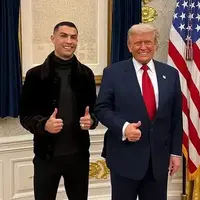 اعتراض به دیدار رونالدو با ترامپ؛ عجب باختی!