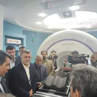 رونمایی از دستگاه توموتراپی در کرمان با حضور وزیر بهداشت