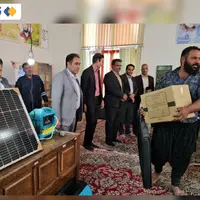 توزیع ۴۲ پنل خورشیدی میان عشایر زرندی