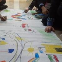 برگزاری مسابقه نقاشی همگانی در روستای گردکوه