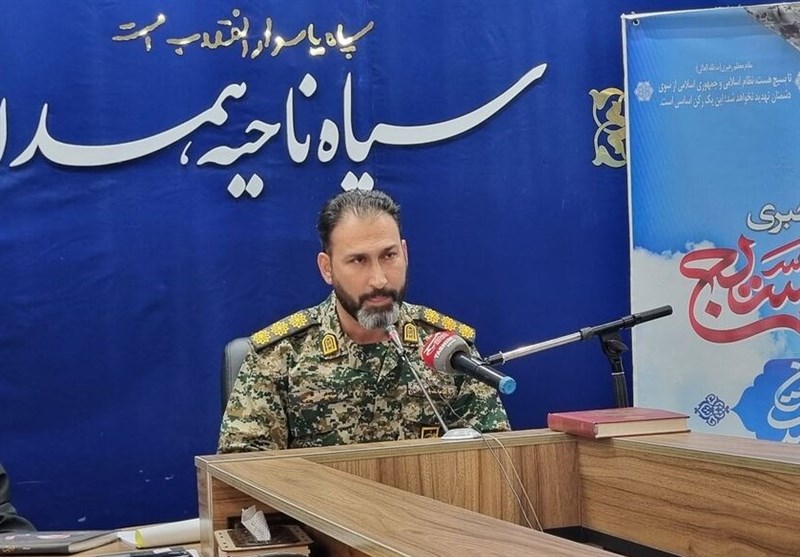 برگزاری اجتماع 5 لشکر با حضور 12 هزار بسیجی در همدان