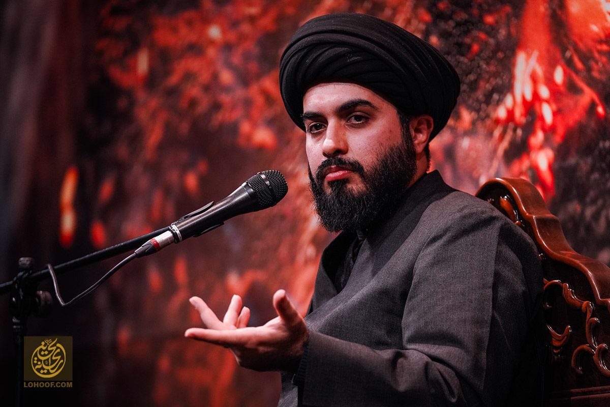  شب اول عزاداری شهادت حضرت زهرا(س) در هیئت ریحانةالحسین(س)