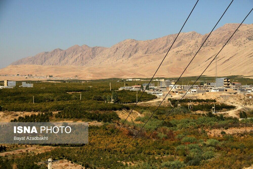 پاییز سرخ لرستان در انارستان کوهدشت         