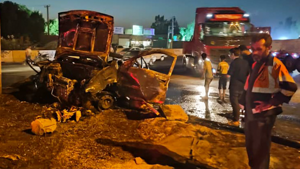 خودروی حامل سوخت قاچاق در بندرعباس جان یک نفر را گرفت