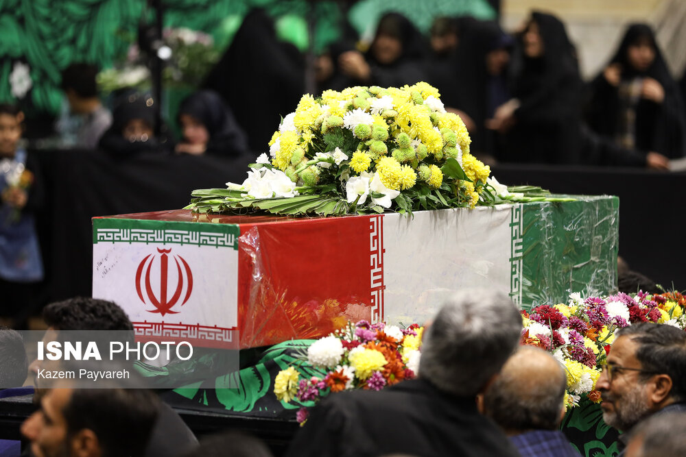 عکس/آیین استقبال از پیکرهای مطهر شهدای گمنام ،کاشان