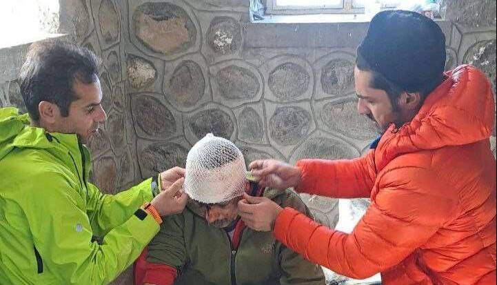 مصدومیت ۲۰ همیار طبیعت در جریان مهار آتش‌سوزی جنگل‌های چالوس