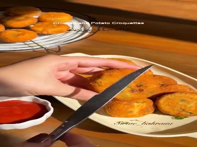 کروکت سیب زمینی یک فینگر فود جنجالی