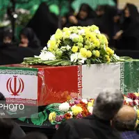 عکس/آیین استقبال از پیکرهای مطهر شهدای گمنام ،کاشان