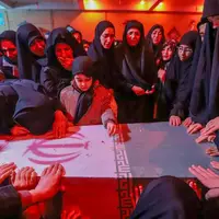 محفل وداع با شهید گمنام در مسجد چهارده معصوم اراک