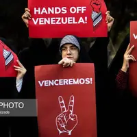 تجمع دانشجویی مقابل دفتر حافظ منافع آمریکا - تهران