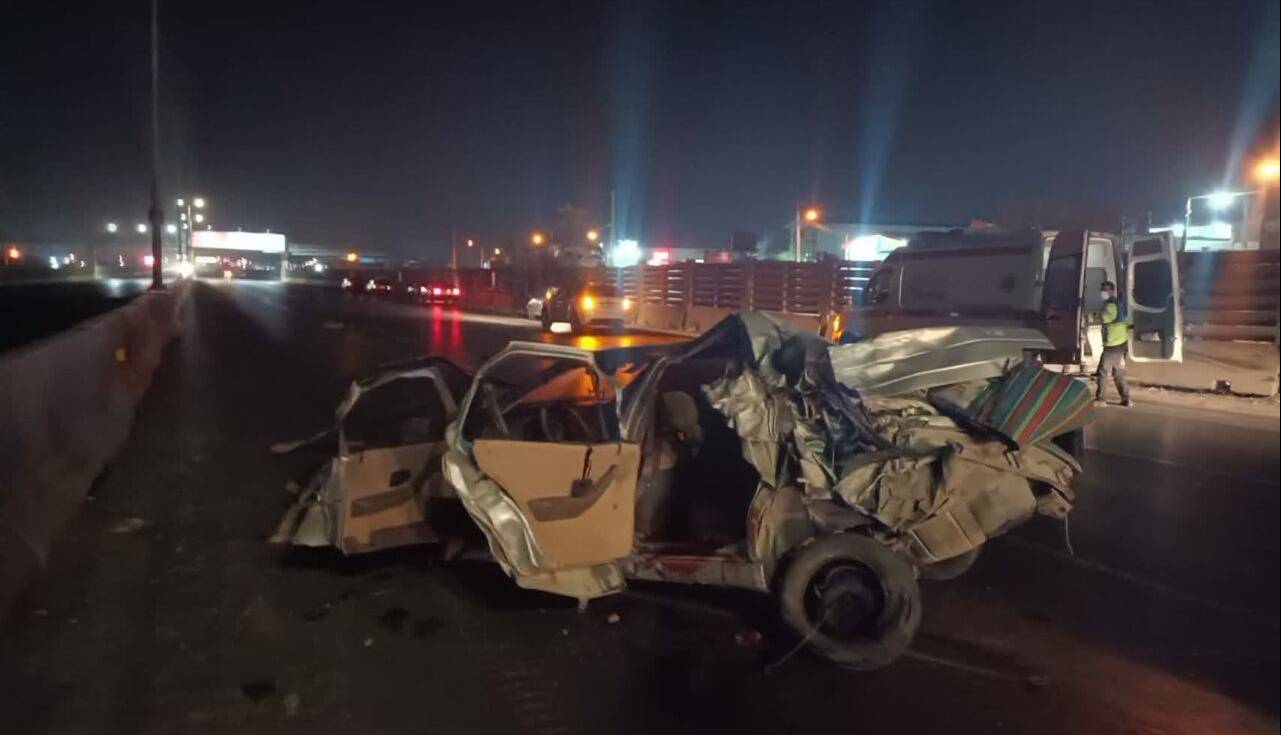 واژگونی خودرو در محور فولادشهر _ فلاورجان، ۲ کشته و ۲ زخمی برجا گذاشت