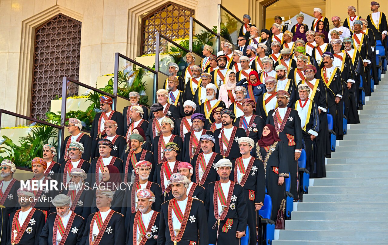 رژه نیروهای مسلح عمان در روز ملی عمان