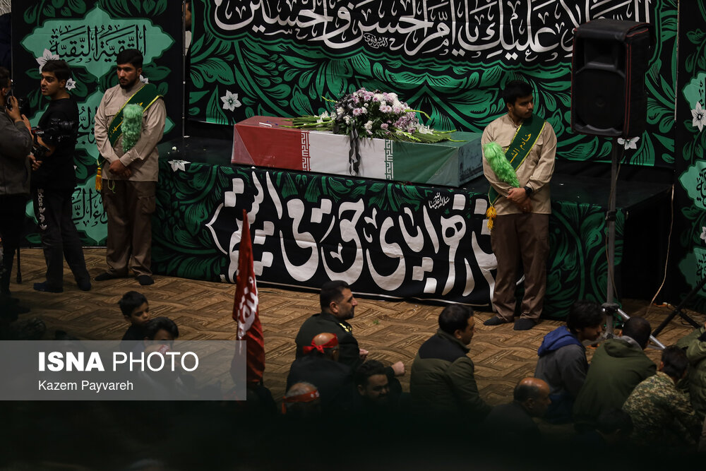 عکس/آیین استقبال از پیکرهای مطهر شهدای گمنام ،کاشان
