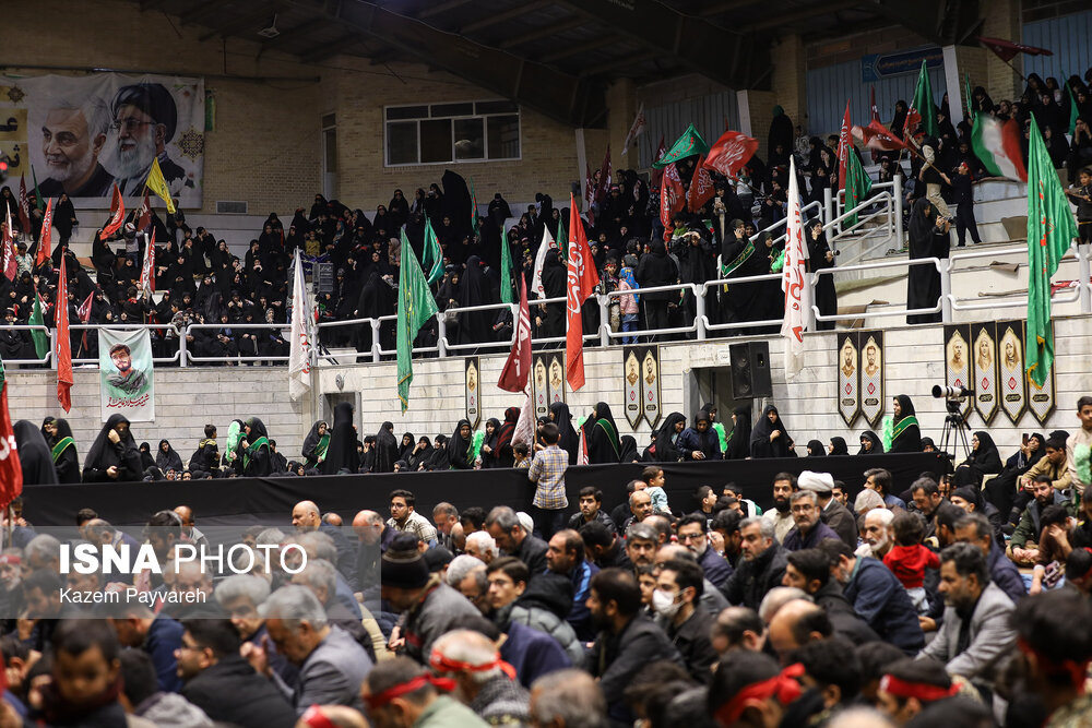 عکس/آیین استقبال از پیکرهای مطهر شهدای گمنام ،کاشان