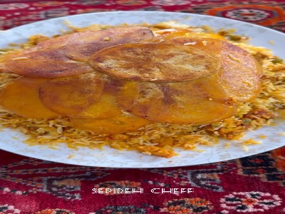 پلو مخلوط مشهدی