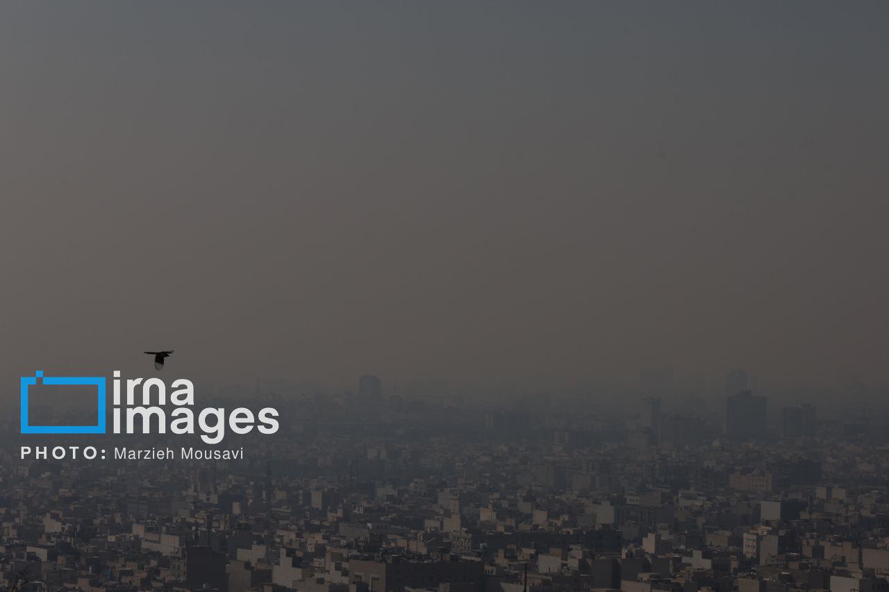 عکس/هوای نارنجی تهران