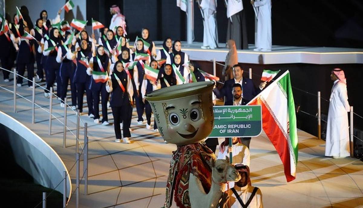 عملکرد کاروان ورزش ایران در ریاض