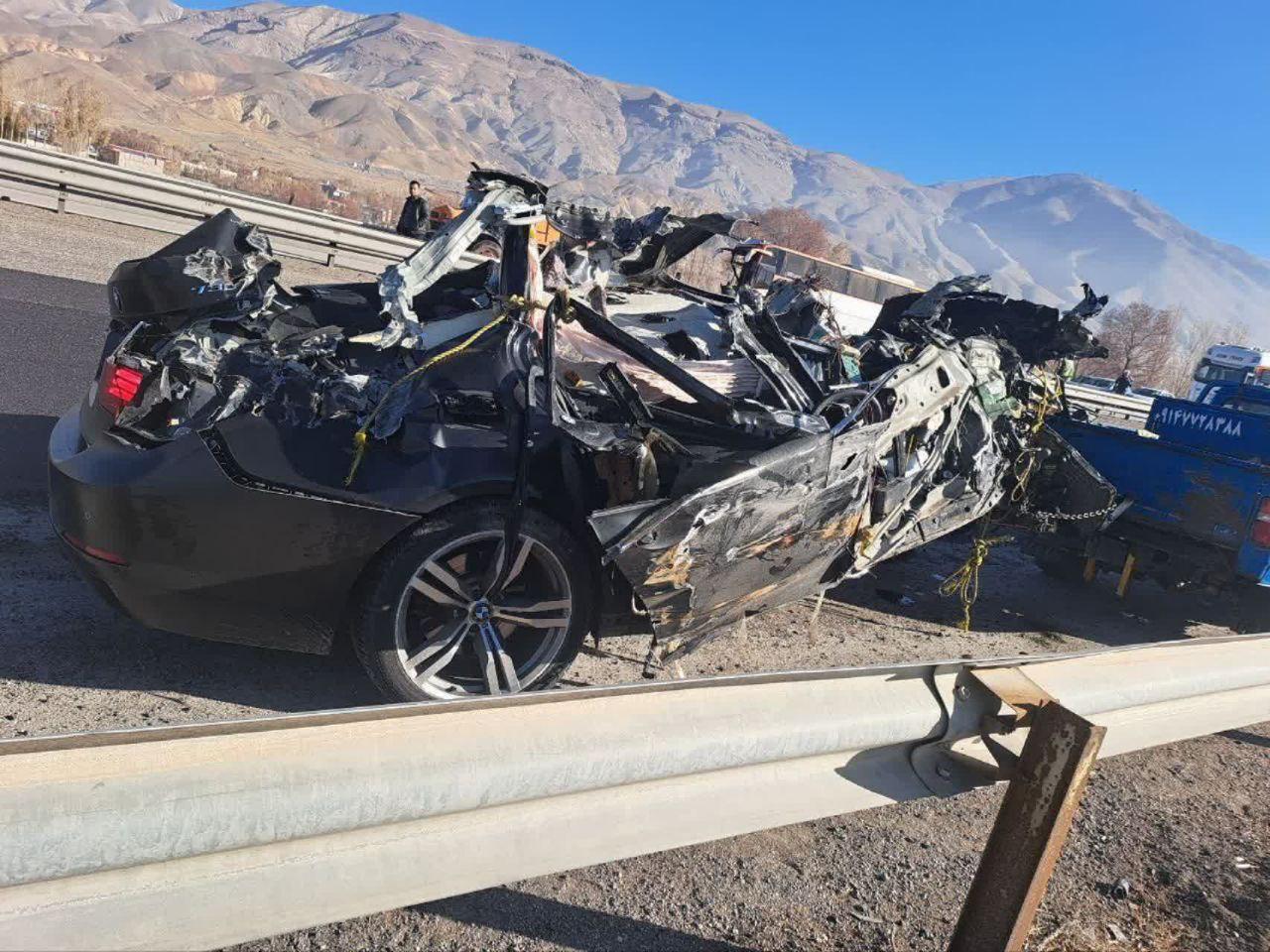 عکس/ تصادف زنجیره ای در آزادراه پیامبر اعظم با یک فوتی و ۱۶ مصدوم