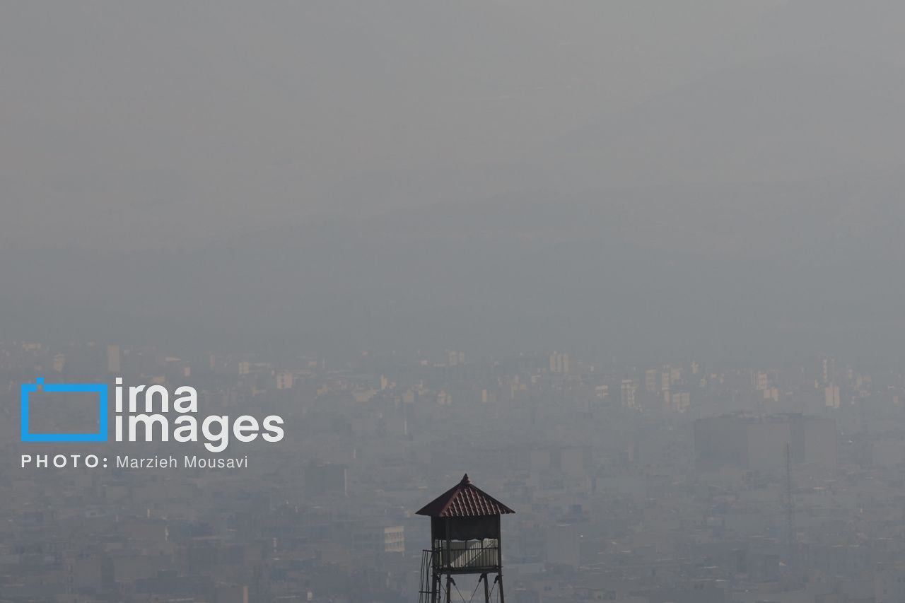 عکس/هوای نارنجی تهران