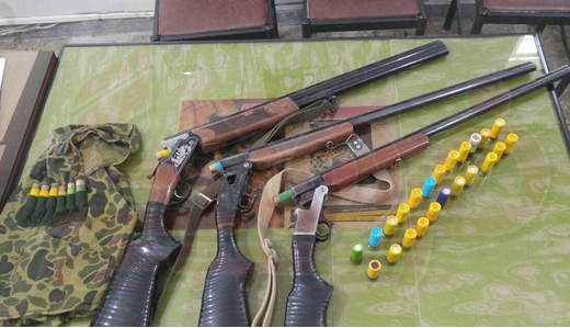 کشف ۱۷۱ قبضه سلاح گرم غیرمجاز در قزوین