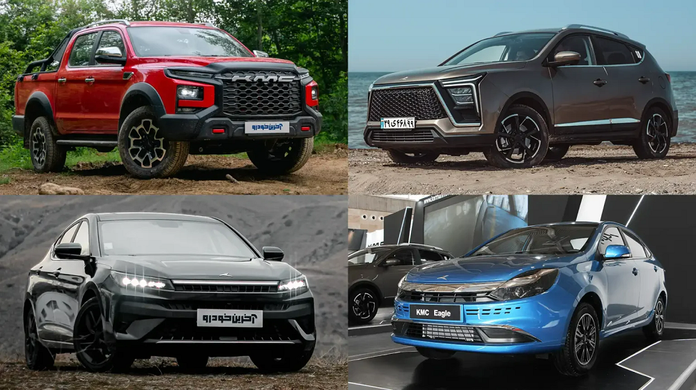 پیش فروش ۵ محصول کرمان موتور  